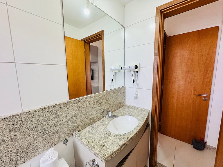 Lindo Apt 2Qts Pé na Areia em Muro Alto - Oka F406