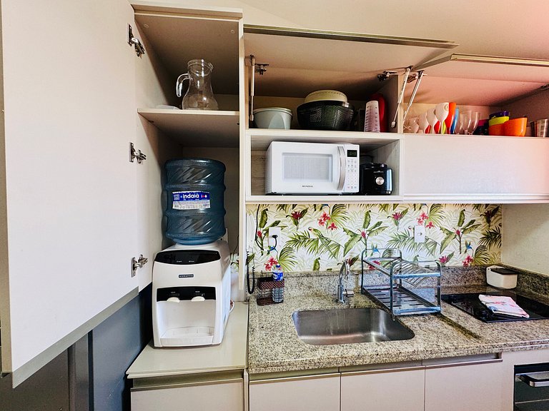 Lindo Apt 2Qts Pé na Areia em Muro Alto - Oka F406