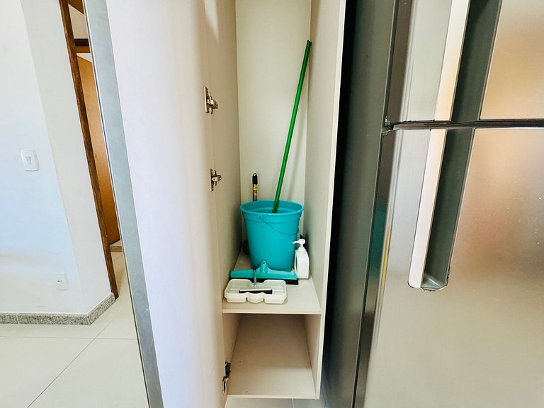 Lindo Apt 2Qts Pé na Areia em Muro Alto - Oka F406