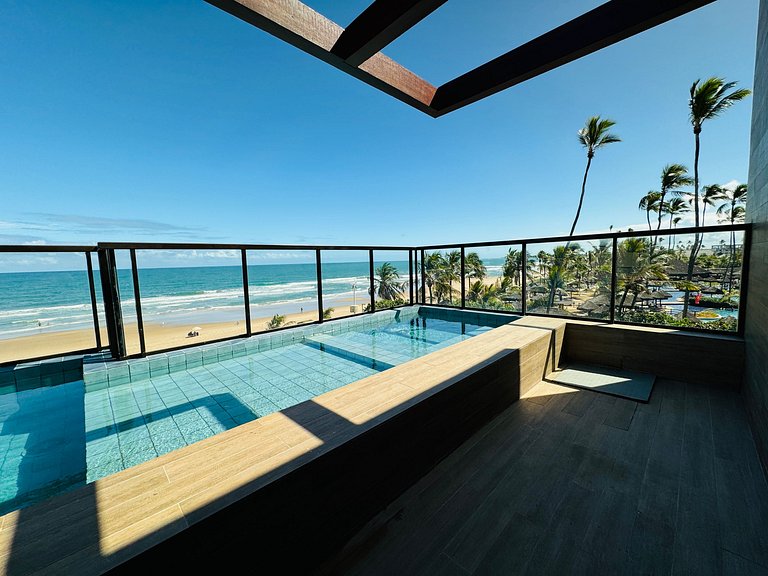 Luxuoso e Completo 2Qts Beira-Mar - Qt c/ Banheira