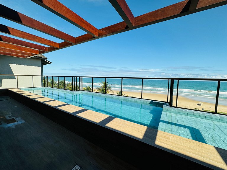 Exuberante flat 2Qts pé na areia | Cupe Suítes 212 - Porto d