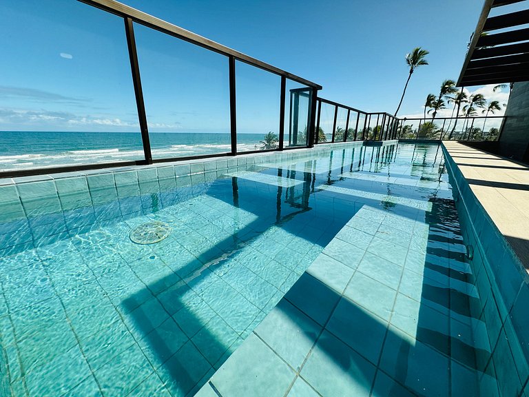 Luxuoso e Completo 2Qts Beira-Mar - Qt c/ Banheira