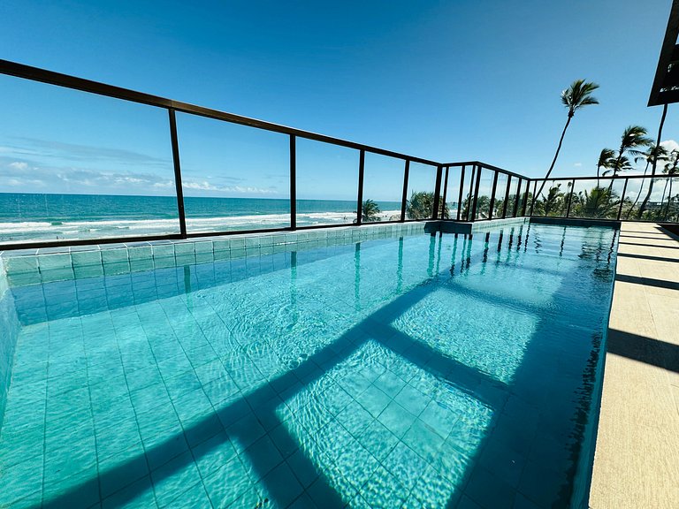 Exuberante flat 2Qts pé na areia | Cupe Suítes 212 - Porto d