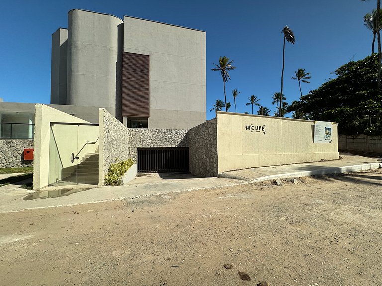 Exuberante flat 2Qts pé na areia | Cupe Suítes 212 - Porto d