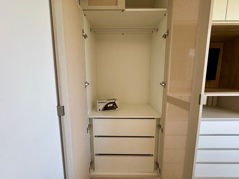 Exuberante flat 2Qts pé na areia | Cupe Suítes 212 - Porto d