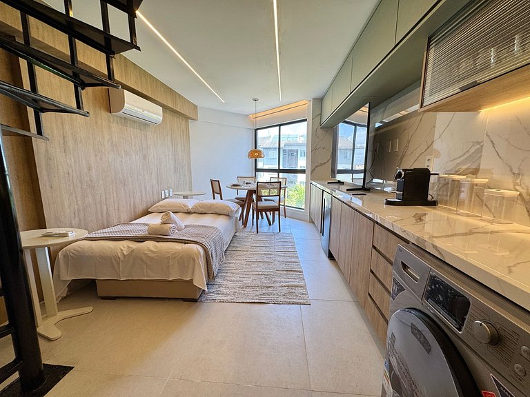 Exuberante flat 2Qts pé na areia | Cupe Suítes 212 - Porto d