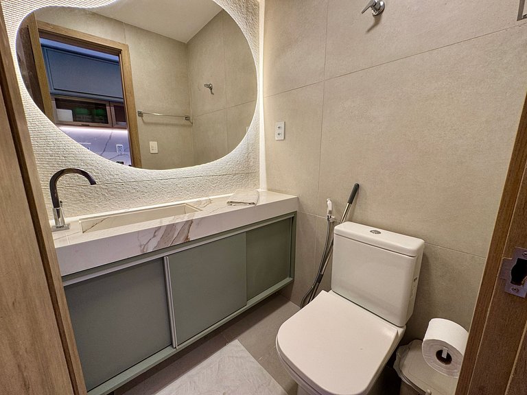 Exuberante flat 2Qts pé na areia | Cupe Suítes 212 - Porto d