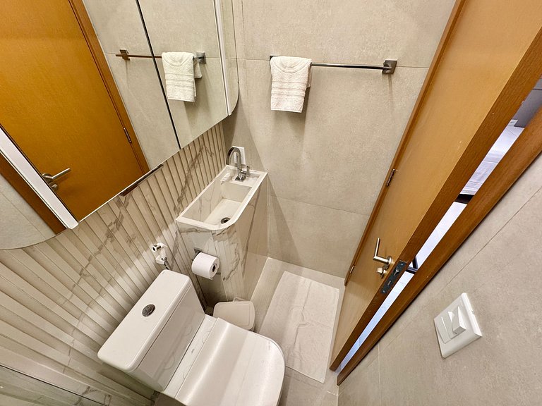 Luxuoso e Completo 2Qts Beira-Mar - Qt c/ Banheira