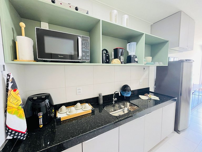 Flat Malia D304 com Atmosfera de Praia - Muro Alto - By Anfi