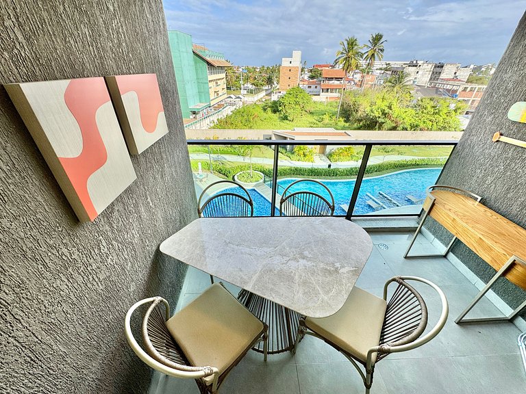 Flat Charmoso e Completo | Beach Class Summer D316