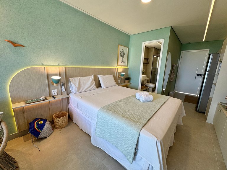 Flat Charmoso e Completo | Beach Class Summer D316