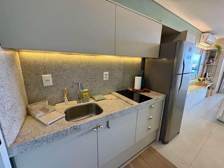 Flat Charmoso e Completo | Beach Class Summer D316