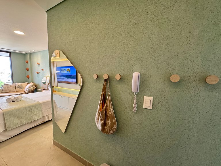 Flat Charmoso e Completo | Beach Class Summer D316