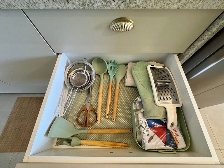 Flat Charmoso e Completo | Beach Class Summer D316