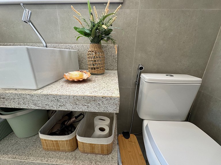 Flat Charmoso e Completo | Beach Class Summer D316