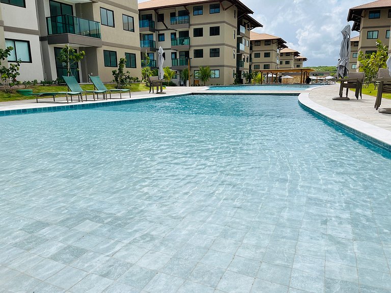 Flat 2Qt Beira-Mar com Vista | Itah Residence C303 - By Anfi