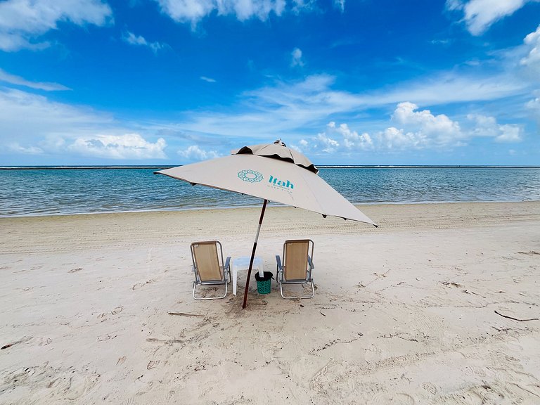 Flat 2Qt Beira-Mar com Vista | Itah Residence C303 - By Anfi