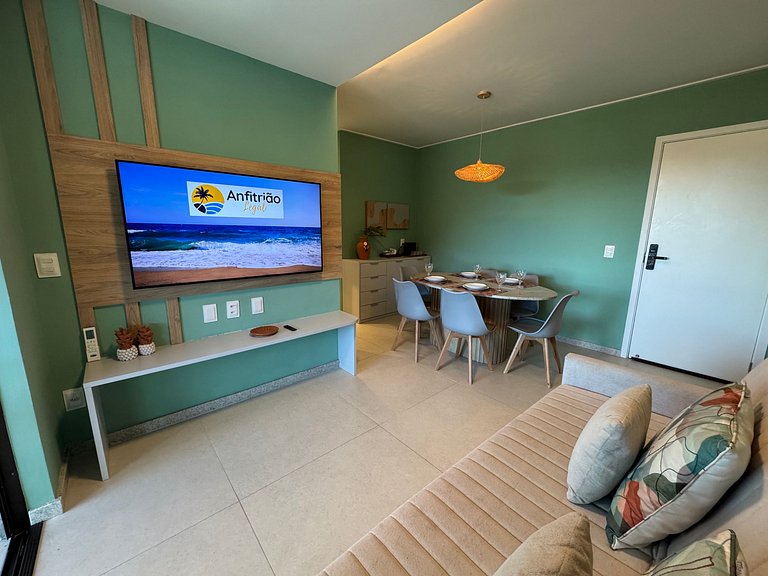 Flat 2Qt Beira-Mar com Vista | Itah Residence C303 - By Anfi