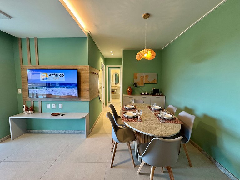 Flat 2Qt Beira-Mar com Vista | Itah Residence C303 - By Anfi