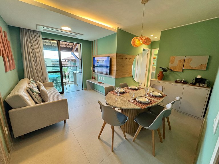 Flat 2Qt Beira-Mar com Vista | Itah Residence C303 - By Anfi