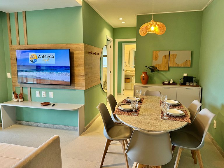 Flat 2Qt Beira-Mar com Vista | Itah Residence C303 - By Anfi