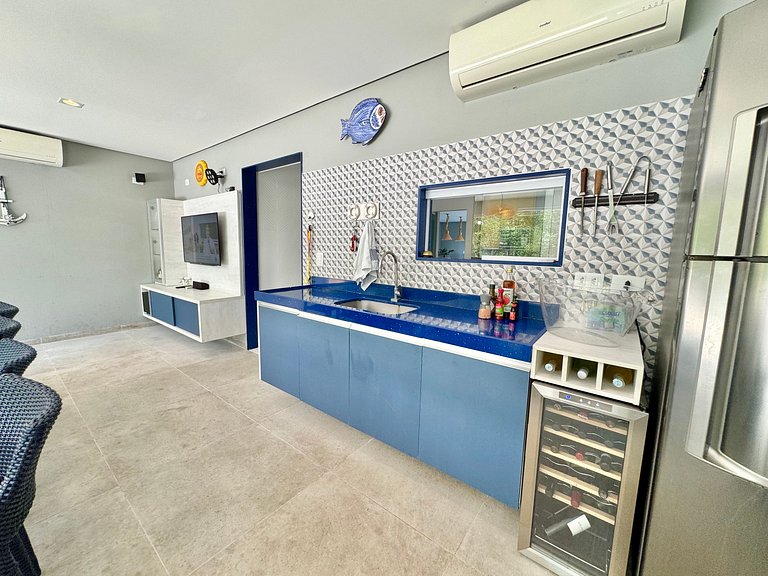 Linda Casa 5 Suítes entre o Rio e o Mar | Toquinho - Marinas