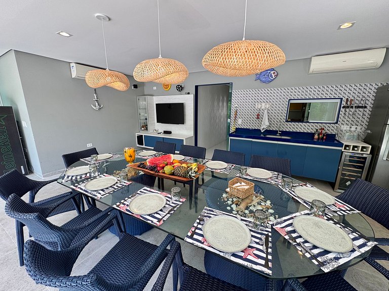 Linda Casa 5 Suítes entre o Rio e o Mar | Toquinho - Marinas