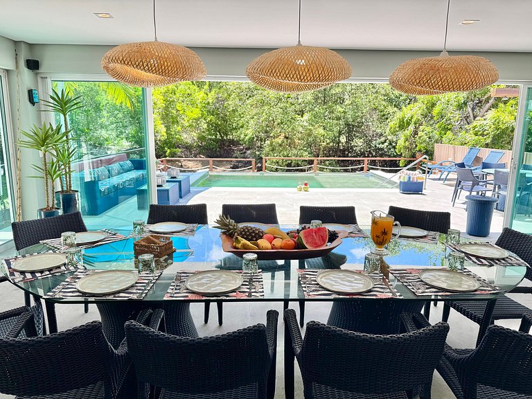 Linda Casa 5 Suítes entre o Rio e o Mar | Toquinho - Marinas