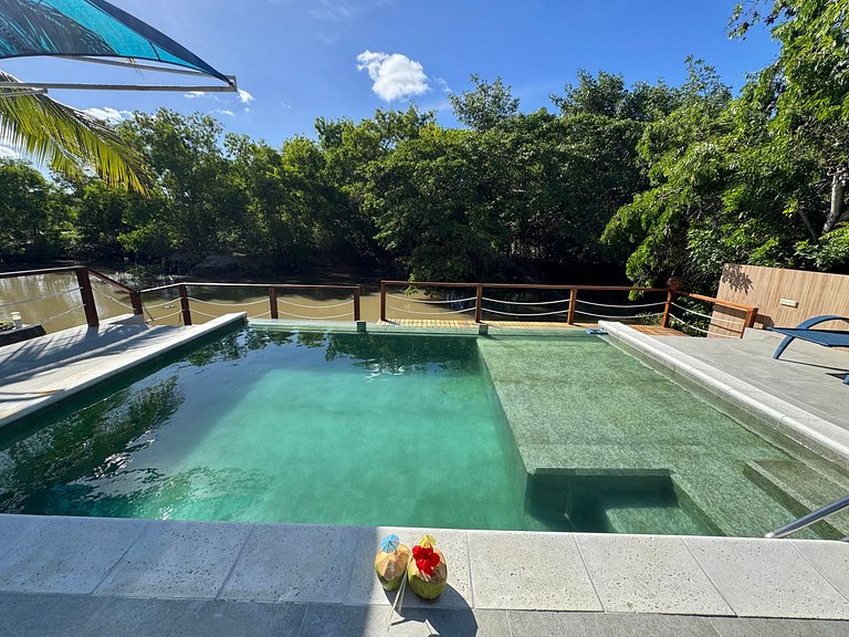 Linda Casa 5 Suítes entre o Rio e o Mar | Toquinho - Marinas