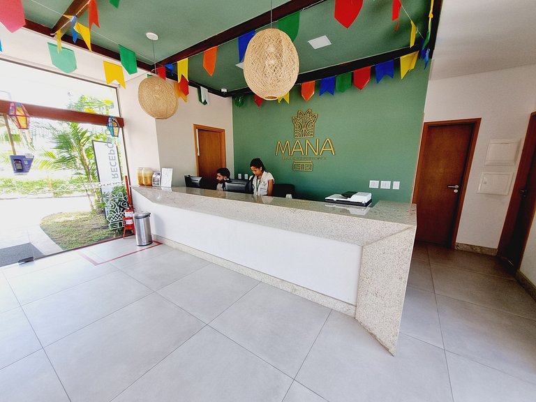 Lindo Flat Térreo com Vista da Piscina | Mana A019 - By Anfi