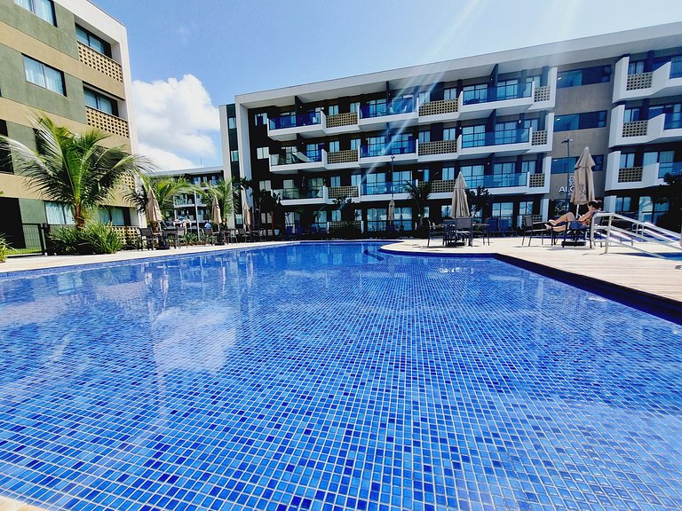 Lindo Flat Térreo com Vista da Piscina | Mana A019 - By Anfi