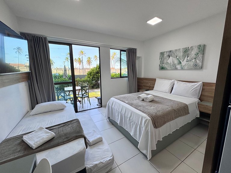 Lindo Flat Térreo com Vista p/ Piscina | Mana A019 - By Anfi