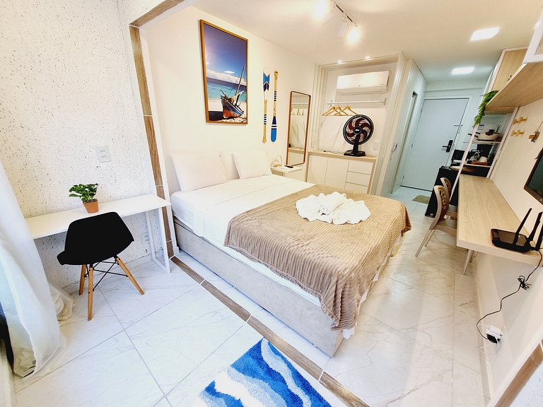 Charmoso Ap Perfeito para Casais | Cupe Garden 309 - By Anfi