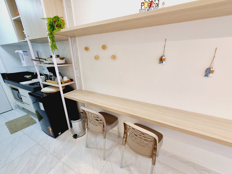 Charmoso Ap Perfeito para Casais | Cupe Garden 309 - By Anfi