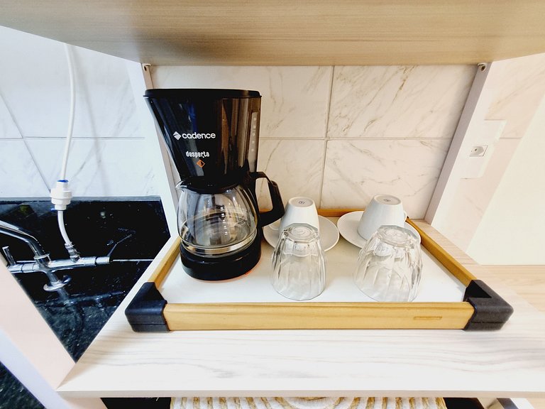 Charmoso Ap Perfeito para Casais | Cupe Garden 309 - By Anfi