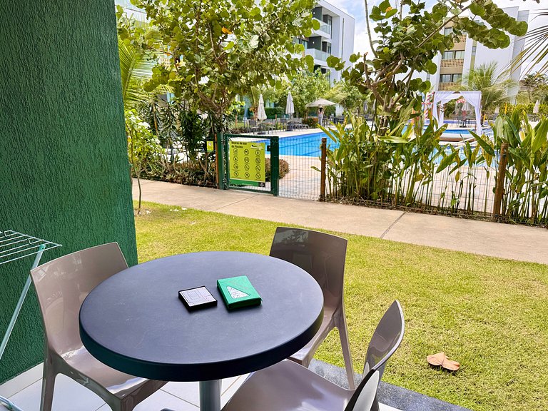 Lindo Térreo 2Qts com Vista da Piscina | Mana D002 - By Anfi