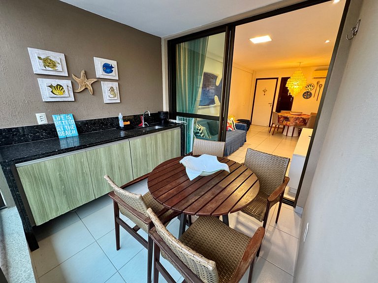 Apt 2Qts Beira-Mar com Vista da Piscina | Nui B104 - By Anfi
