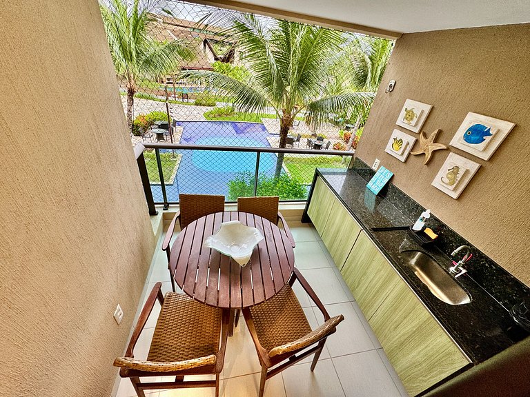Apt 2Qts Beira-Mar com Vista da Piscina | Nui B104 - By Anfi