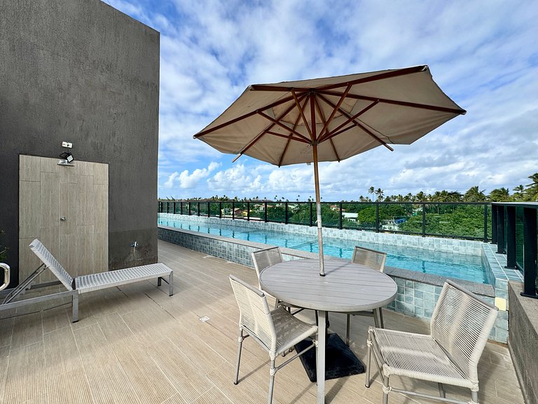 Charmoso Flat Próximo ao Mar | Marina do Cupe 208