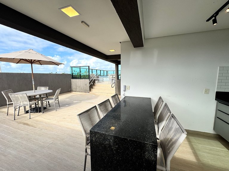 Charmoso Flat Próximo ao Mar | Marina do Cupe 208 - By Anfit