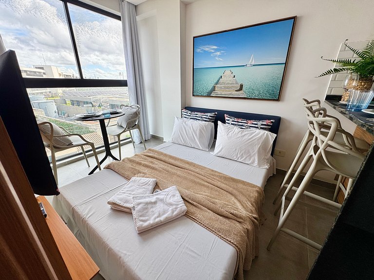 Charmoso Flat Próximo ao Mar | Marina do Cupe 208 - By Anfit