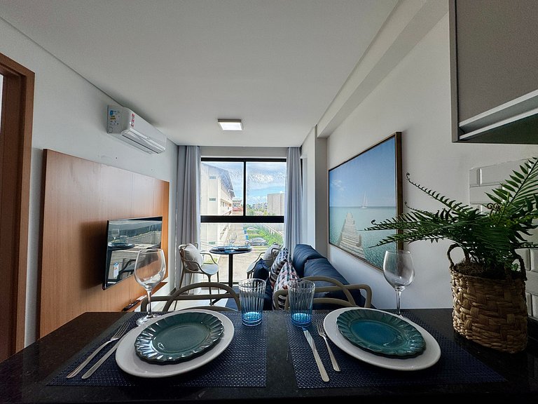 Charmoso Flat Próximo ao Mar | Marina do Cupe 208