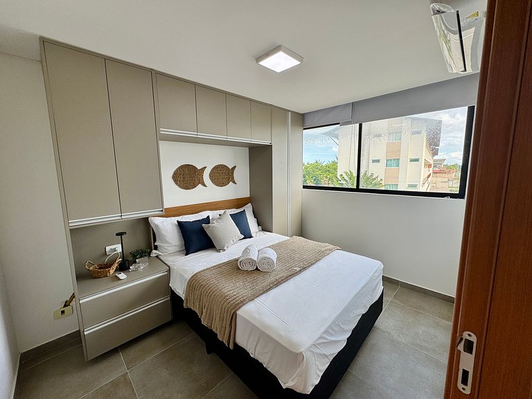Charmoso Flat Próximo ao Mar | Marina do Cupe 208 - By Anfit