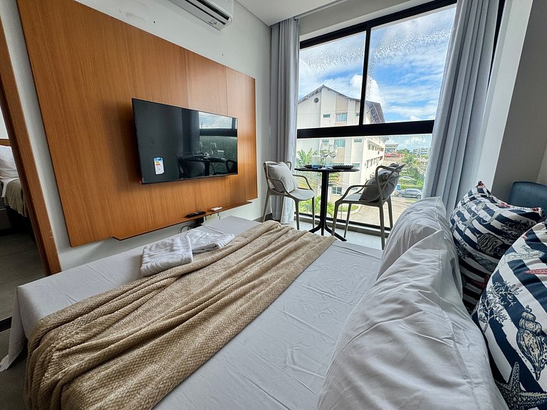 Charmoso Flat Próximo ao Mar | Marina do Cupe 208