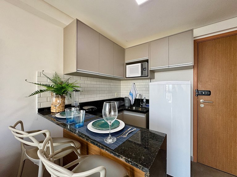Charmoso Flat Próximo ao Mar | Marina do Cupe 208