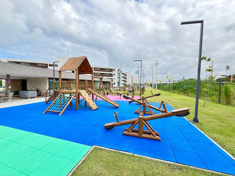 Lindo Térreo com Jardim | Beach Class Summer A004 - By Anfit