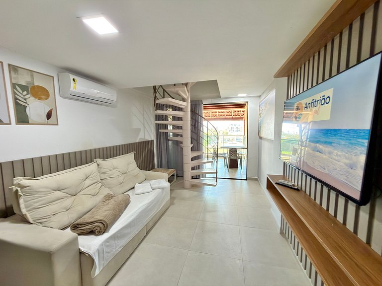 Charmoso Flat Próximo ao Mar | Tangaroa Cupe 305 - By Anfitr