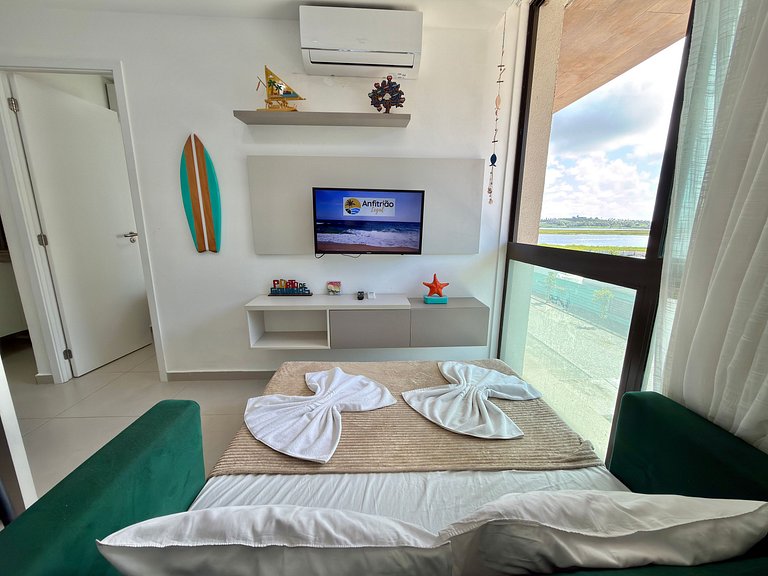 Ap no Centro de Porto de Galinhas | Sunny Hall 205 - By Anfi