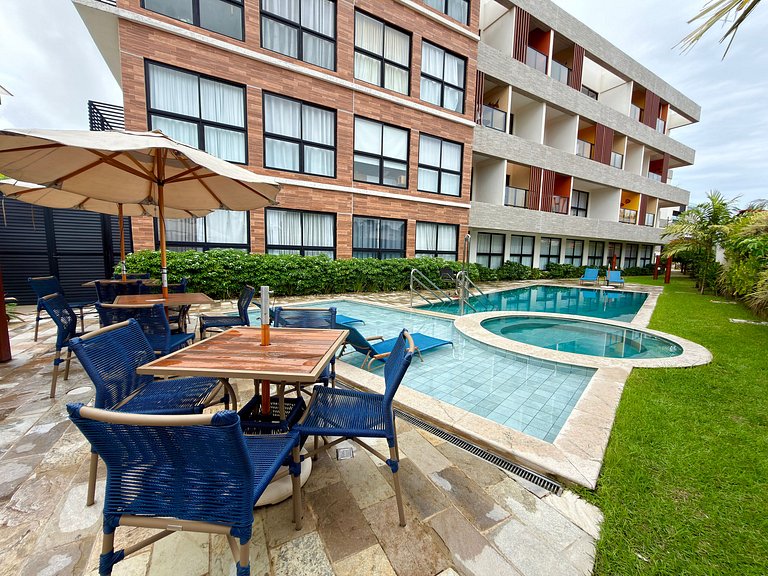 Apt a 20m da Mar! Rooftop com Piscina em Tamandaré | Maré Al