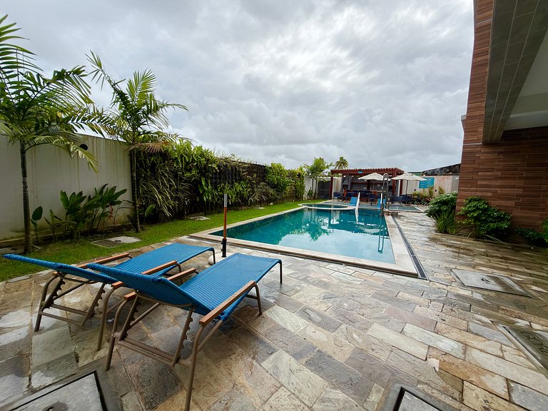 Apt a 20m da Mar! Rooftop com Piscina em Tamandaré | Maré Al